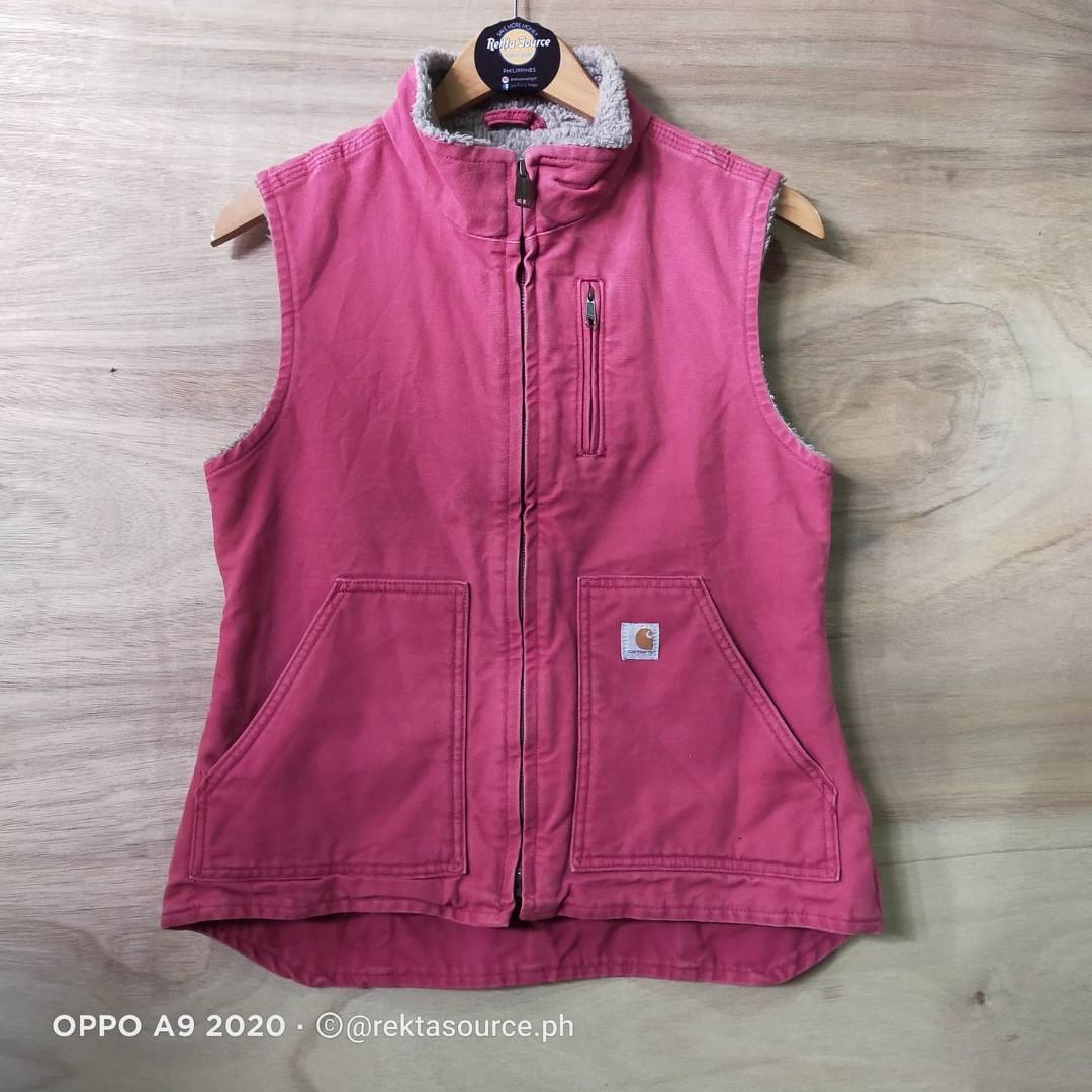 Womens pink discount carhartt vest