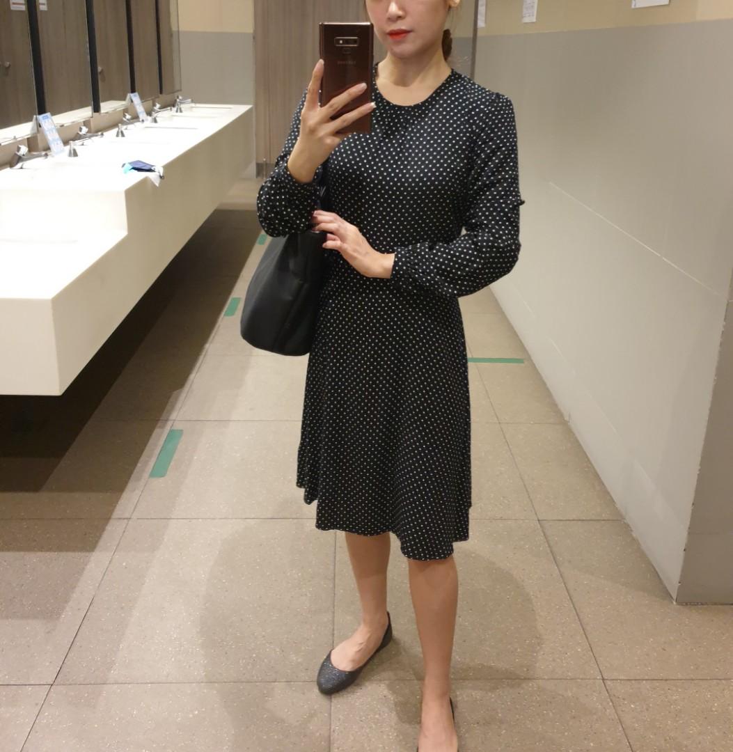Warehouse long sleeve dress cheap