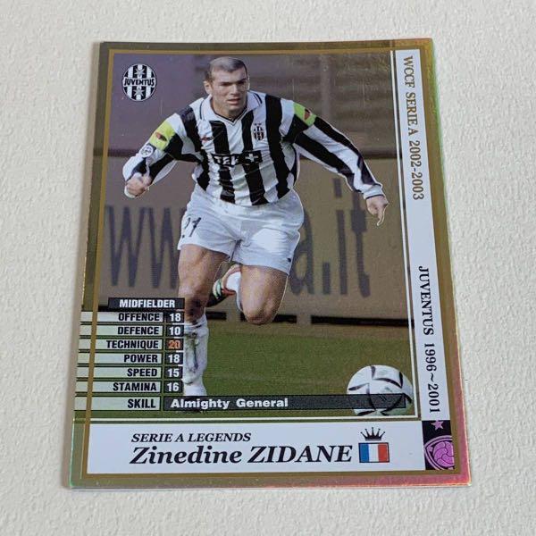 Wccf Zidane 施丹02 03 Le 玩具 遊戲類 Board Games Cards Carousell