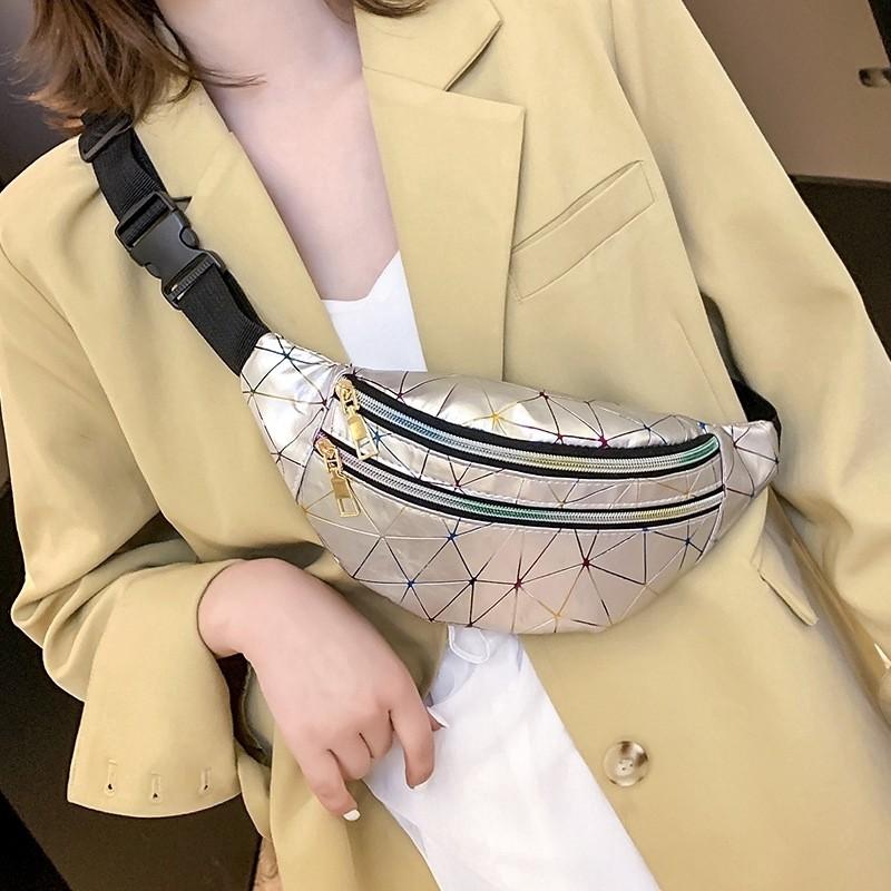 Women s Waist Bag Korean Fashion belt bag ladies Laser shoulder sling chest bag PREORDER ONLY