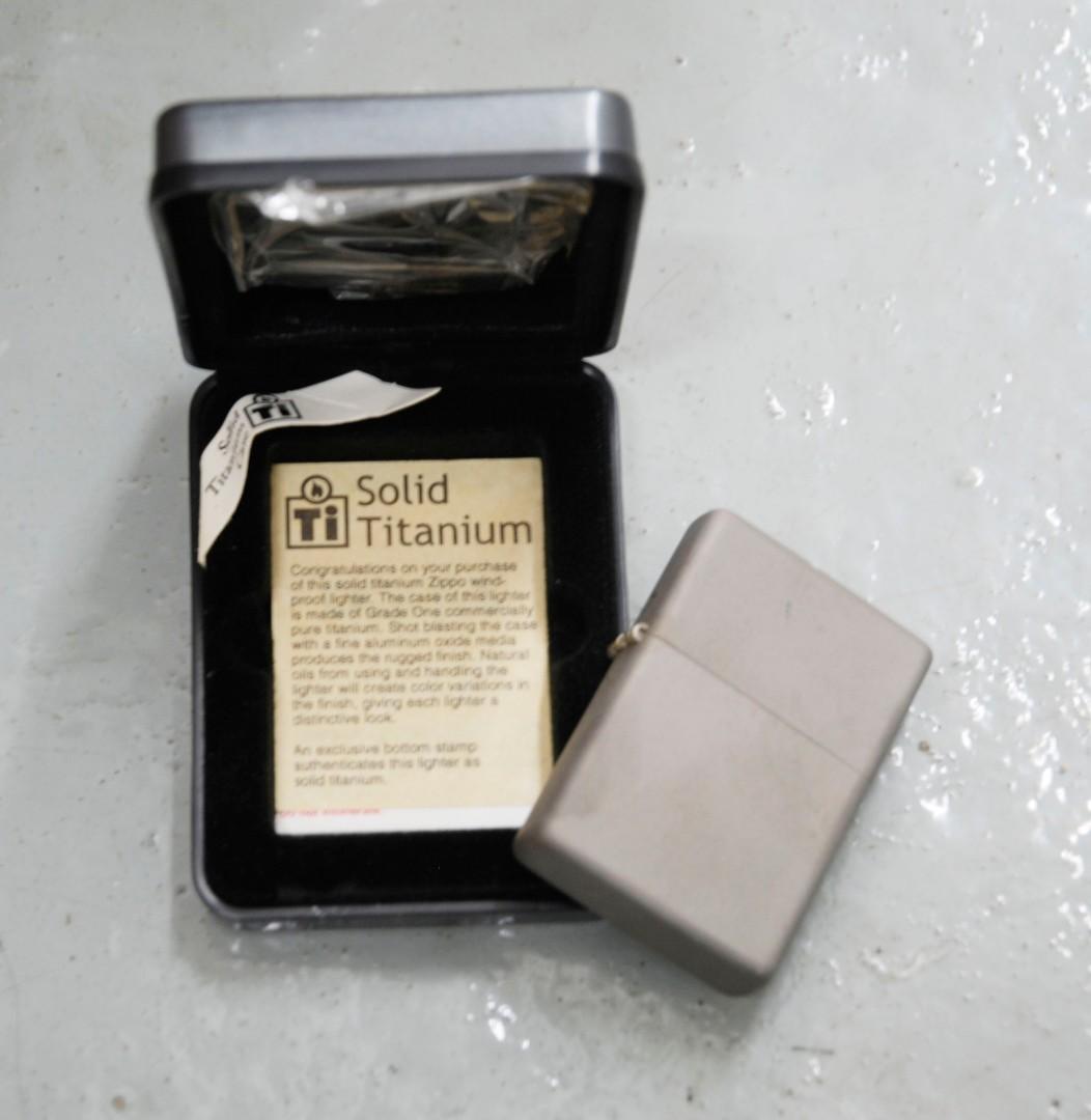 ZIPPO Peace Acoustic SOLID TITANIUM5774