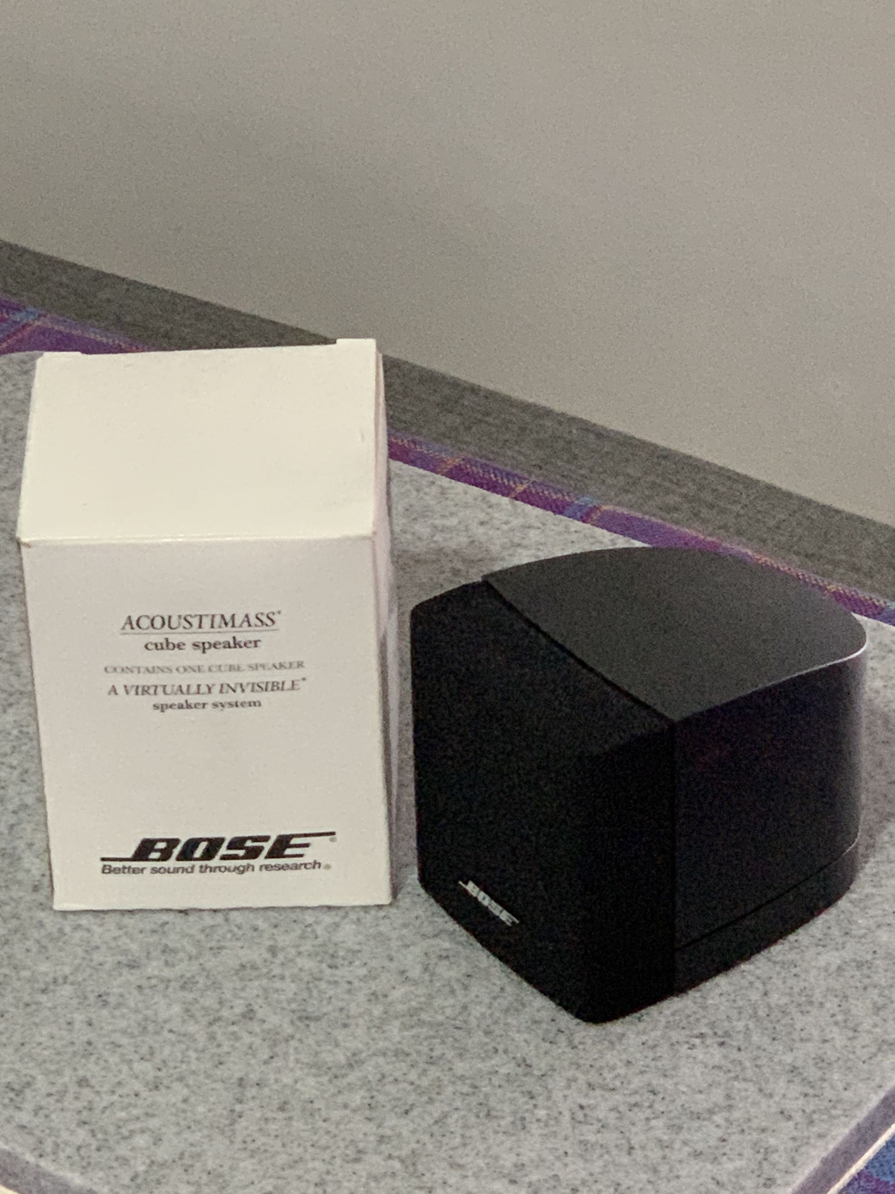 Bose single cube speakers on sale