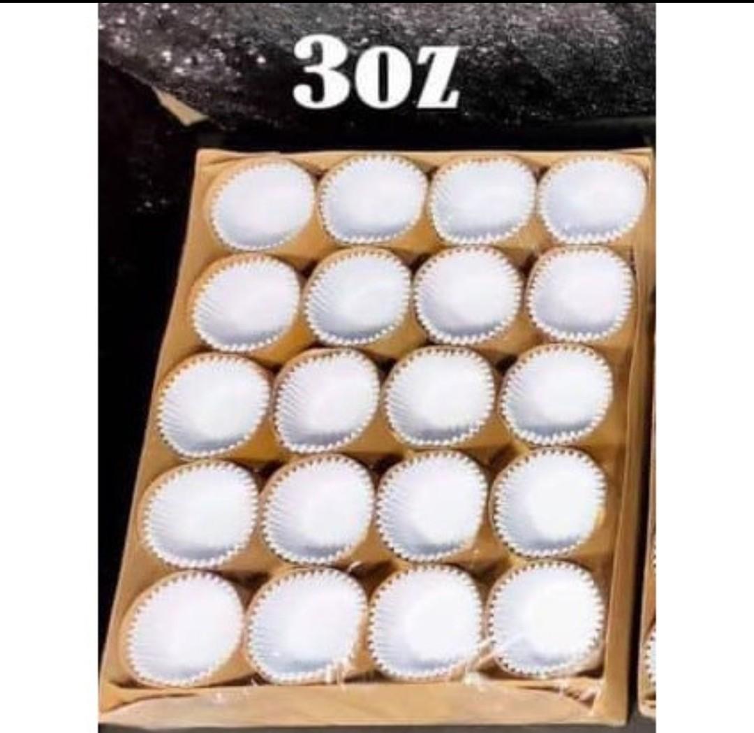 Cupcake Liners 3oz white approx. 70 pcs per tube (Category: Bakeware) located in Quezon City. Submitted by maica.store (Listing ID 1079473250, Image 2). Description: Pickup Location: Brighton 6, Lancaster New City, General Trias, Cavite. 3oz. 1 tube approx. 60pcs= P15.00(AVAILABLE) 6.5cm x 4.5-5cm x 3cm 3oz. 1 box approx. 1200pcs= P195.00(OUT OF STOCK) Also available; Colored Cupcake Liners @P56.00/100pcs..