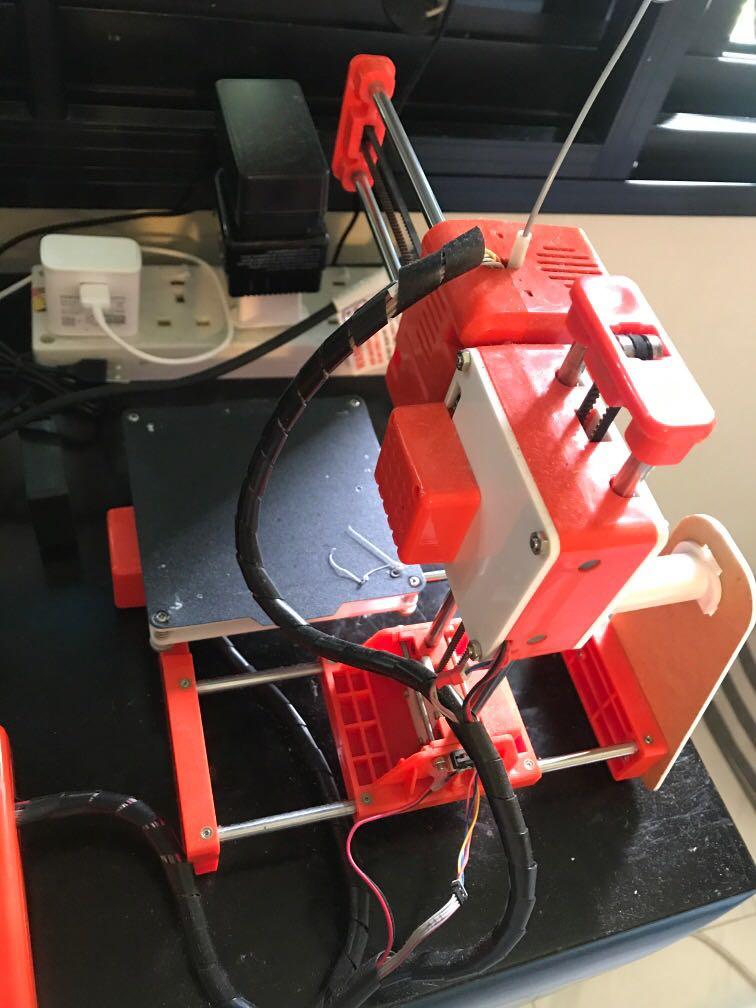 3d printer (Category: Printers, Scanners & Copiers) located in Singapore. Submitted by fannydi87 (Listing ID 1079448489, Image 2). Description: Fantastic Gift: Mini 3D printer designed for children and beginners to stimulate children\'s creativity and interest in technology and design. Compact Size: Small and portable design(≤2kg), 100*100*100mm print Size, convenient to transporte and store. Quick installation and easy to use. Easy Operation: On