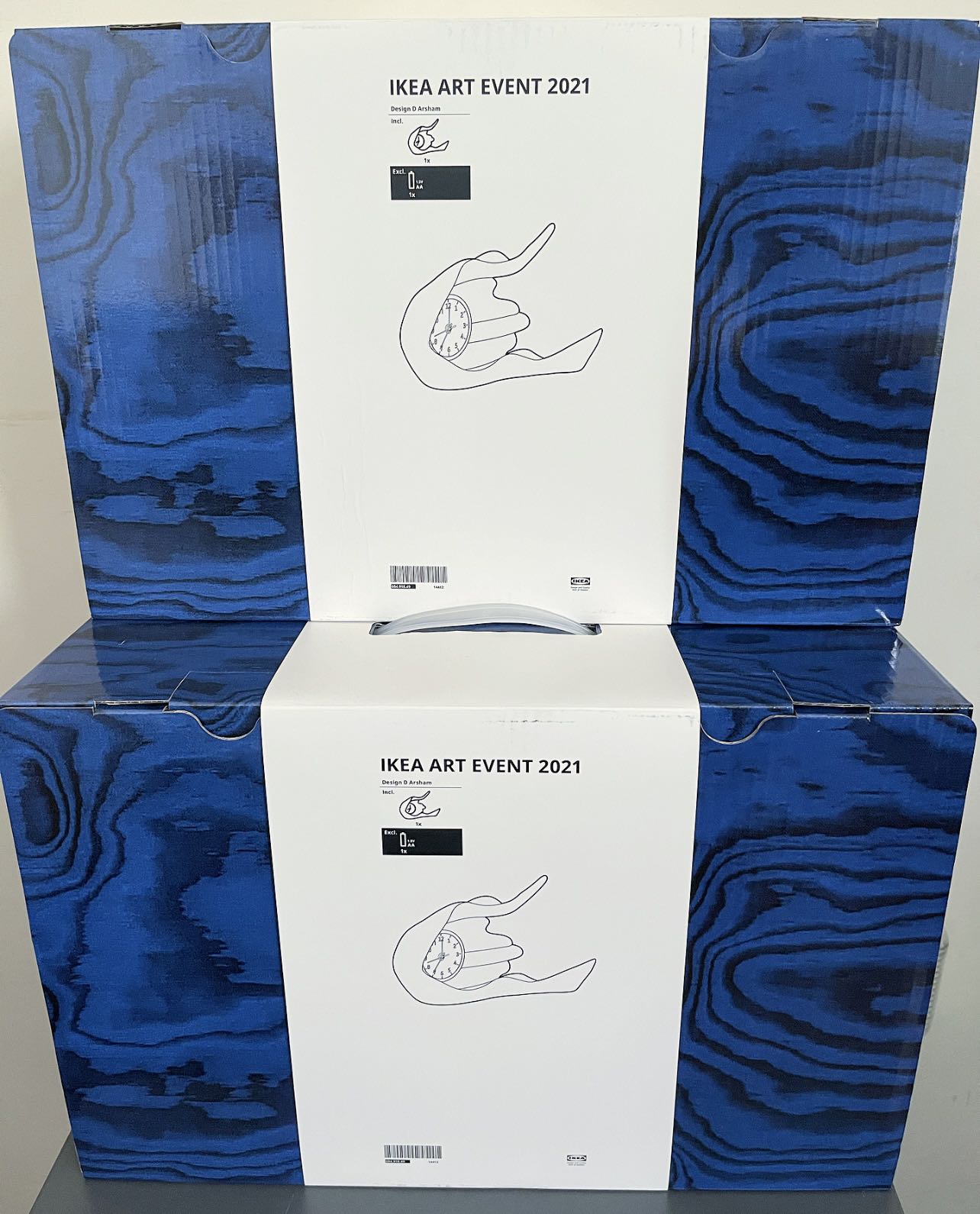 現貨] Daniel Arsham x IKEA Art Event 2021 丹尼爾漂浮時鐘🕤, 電視及