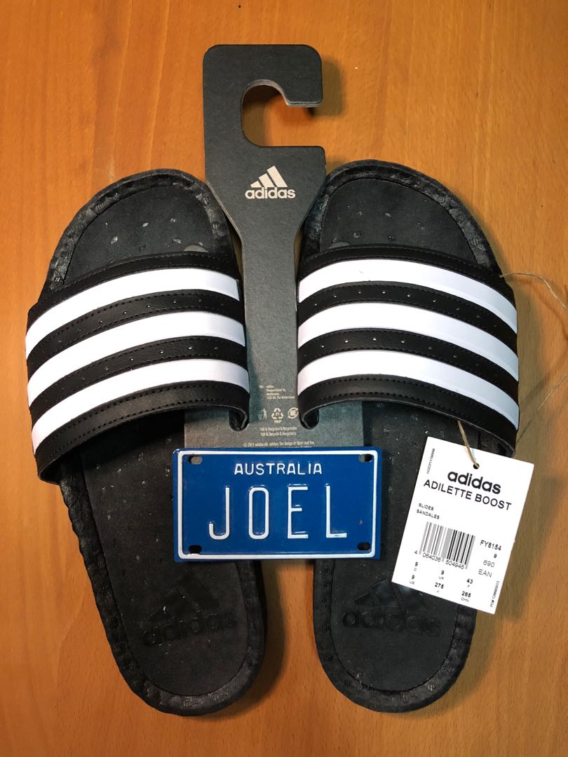 Adidas Adilette Boost Slides Black Men s Fashion Footwear Flipflops and Slides on Carousell