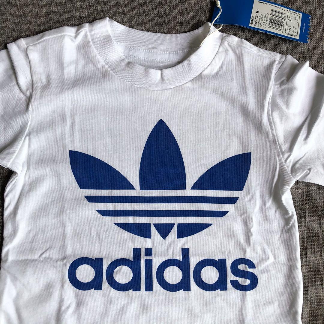 Adidas Trefoil Shorts Tee Set Royal Blue Babies Kids Babies