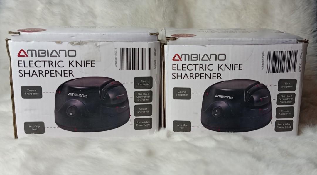 Ambiano Electric Knife Sharpener, TV & Home Appliances, Kitchen