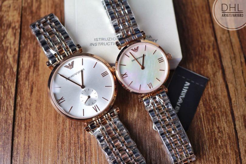 Armani hotsell couple watches