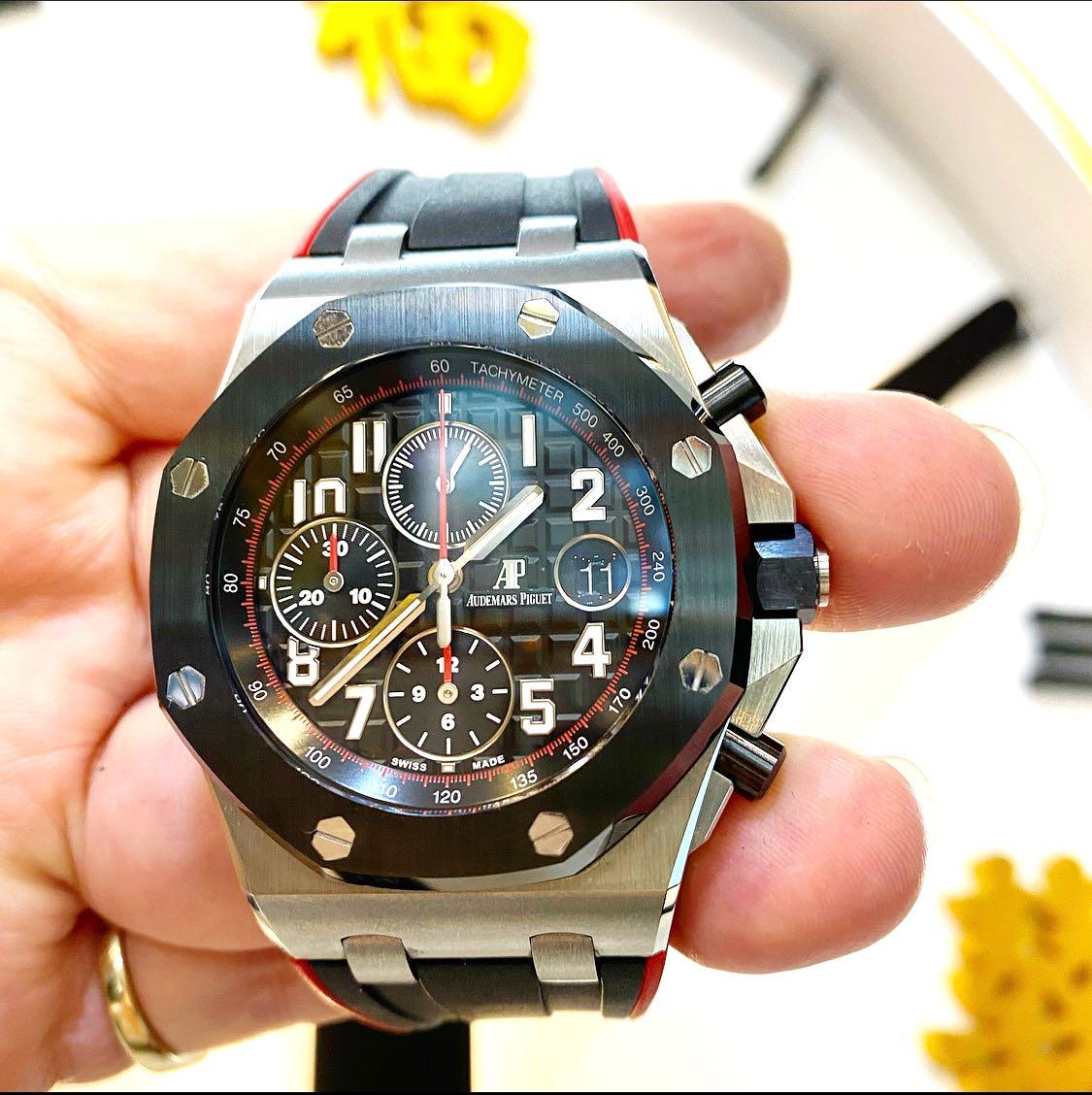 Audemars piguet 26470so dark knight Royal oak offshore Luxury Watches on Carousell