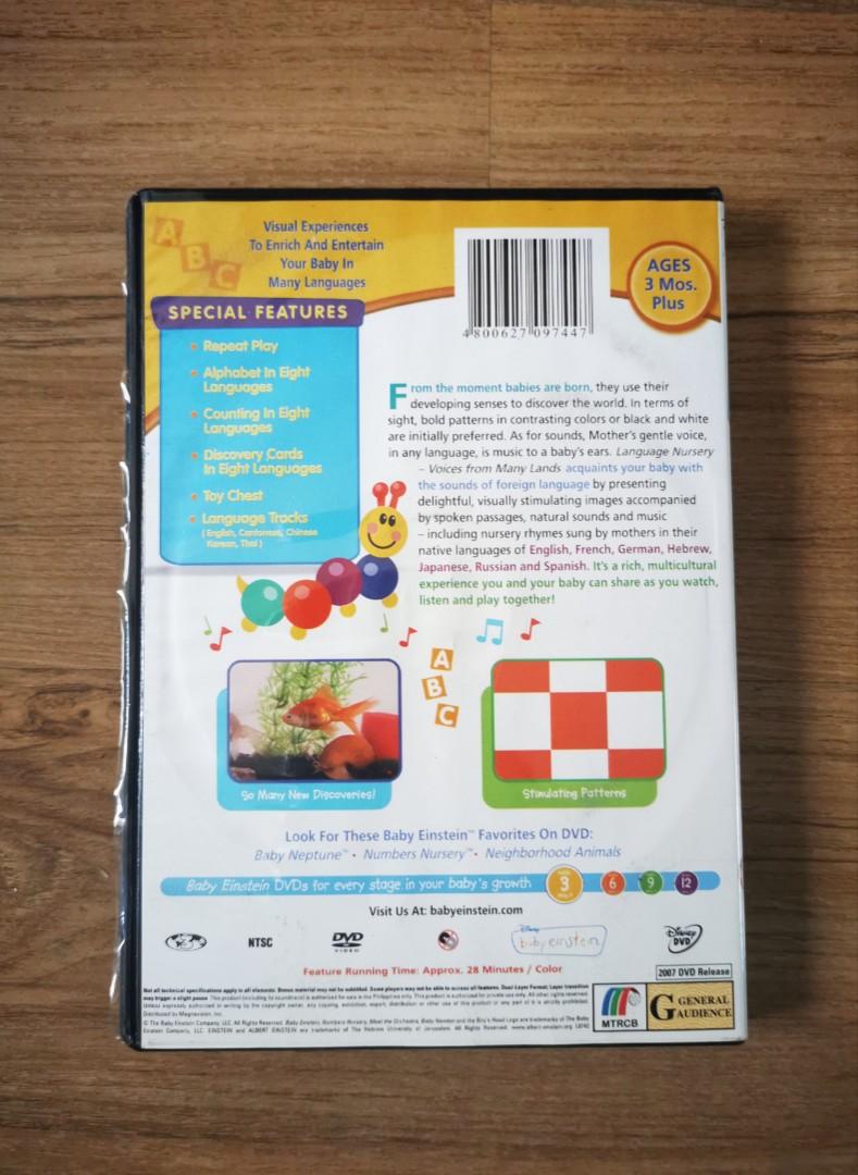 Baby Einstein Language Nursery Dvd Hobbies Toys Music Media Cds Dvds On Carousell Baby Einstein Language Nursery Dvd Hobbies Toys Music Media Cds Dvds On Carousell