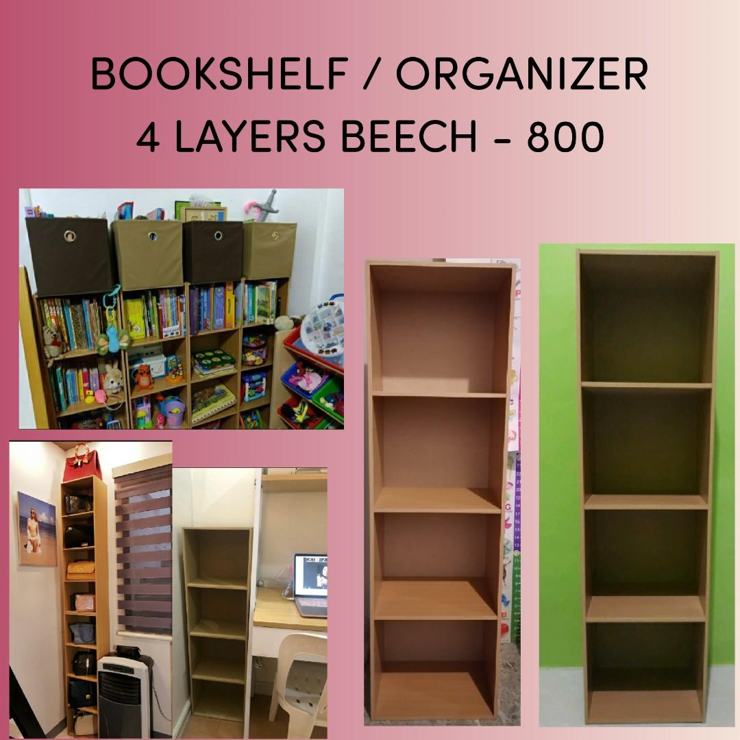 Bookshelf / Organizer / Rack (Category: Storage Boxes & Baskets) located in Quezon City. Submitted by racks_and_bookshelves (Listing ID 1079498604, Image 2). Description: Quality and affordable Bookshelves. Easy to assemble with manual•Made in High Quality Materials•Durable 3LAYERS - 600 (silver ash color) ONHAND! ONHAND ! FAST DELIVERY❗🚚 SAME DAY DELIVERY❗ 🚚 Note: We deliver the item in knocked down/unassemble to make sure the item is in good 