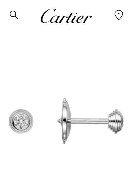 Cartier legers earrings best sale