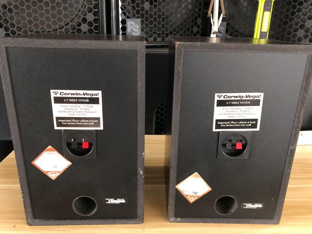 Cerwin vega l7 discount bookshelf speakers