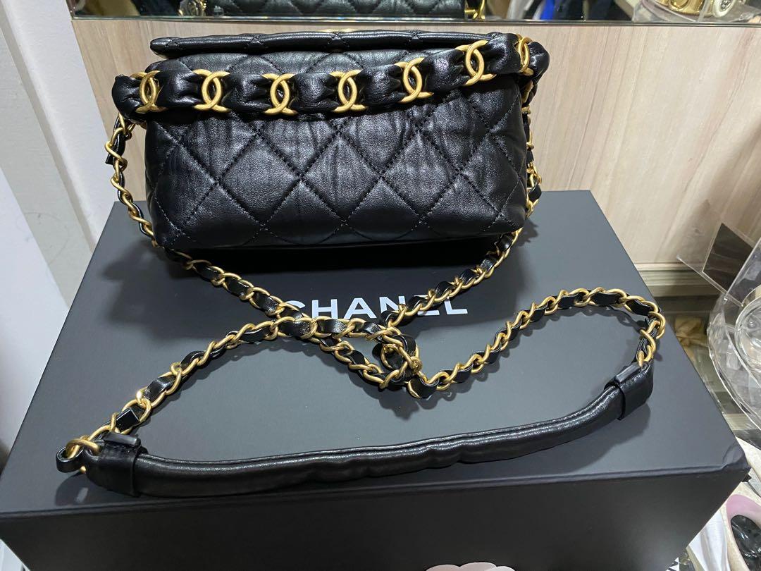 Chanel Maxi Hobo 大, 女裝, 手袋及銀包, 單肩包- Carousell