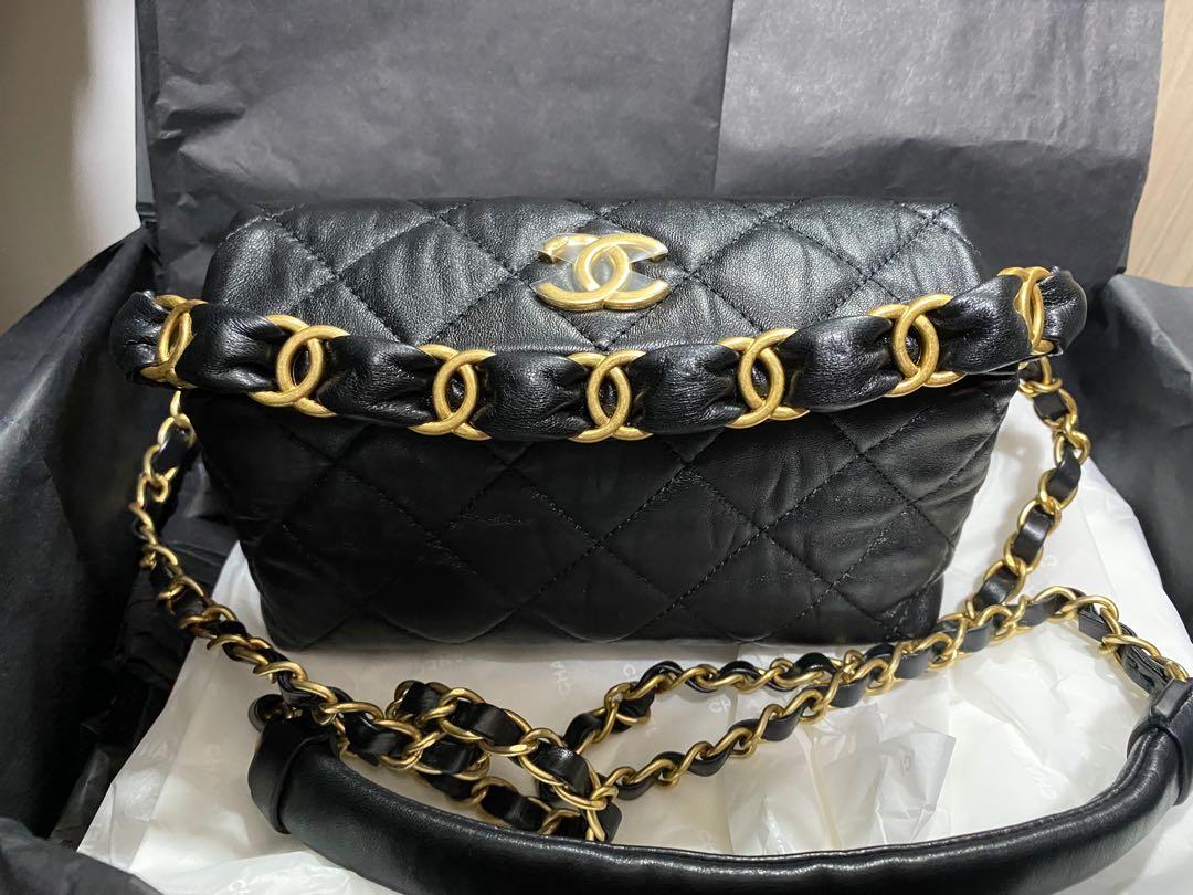 Chanel 23K Hobo Bag Black Calfskin – ＬＯＶＥＬＯＴＳＬＵＸＵＲＹ