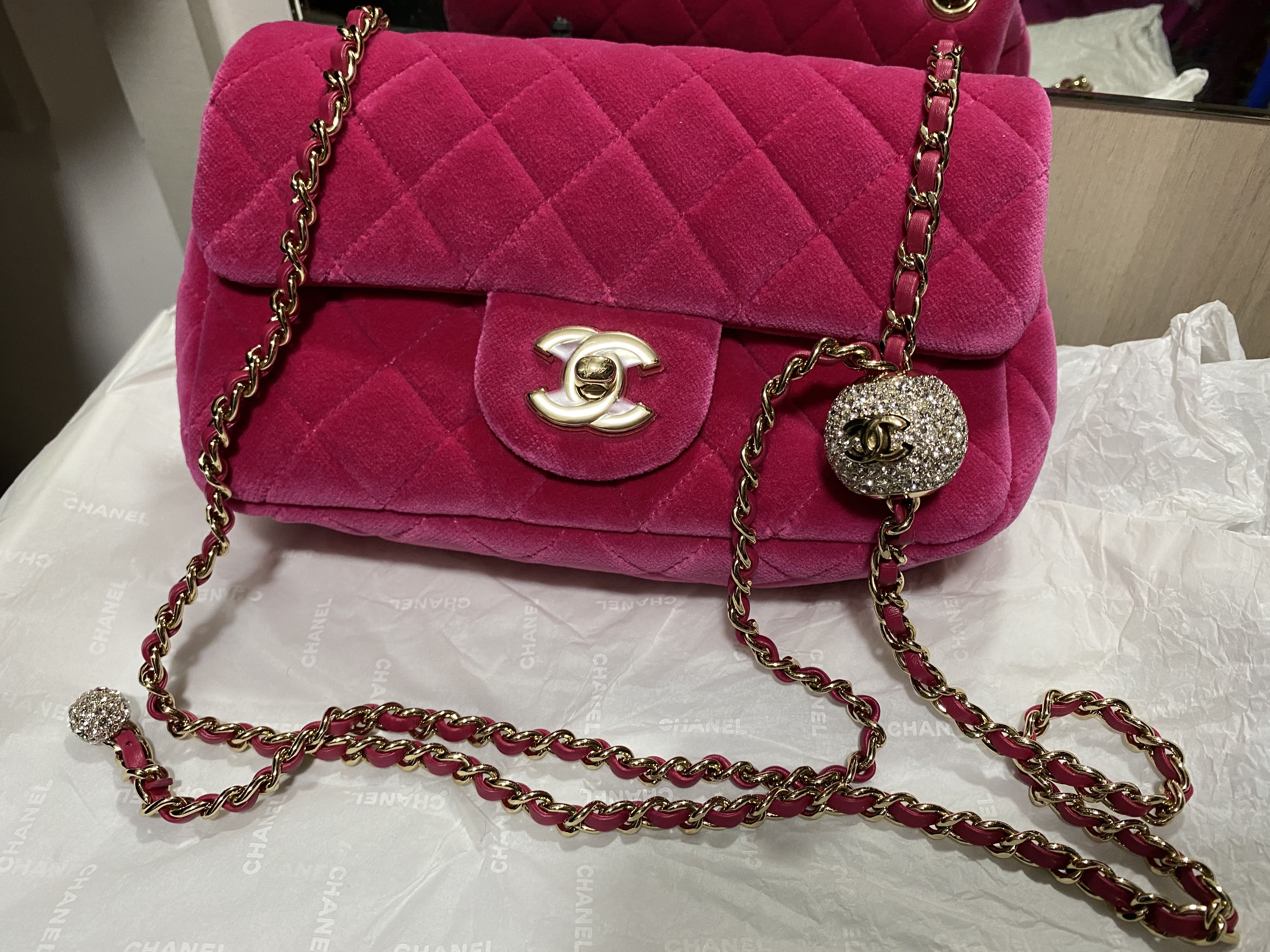 Chanel best sale bag diamond