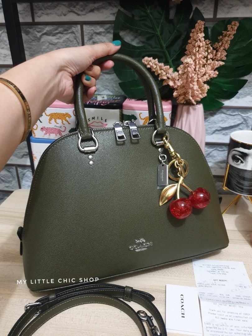 coach katy satchel size