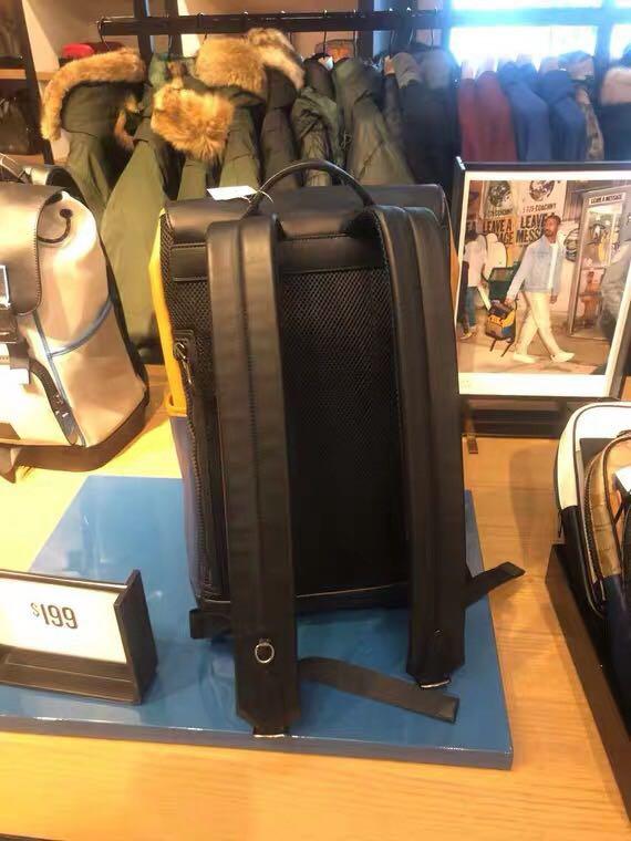 Coach Track Backpack In Colorblock Signature Canvas, Men's Fashion ...