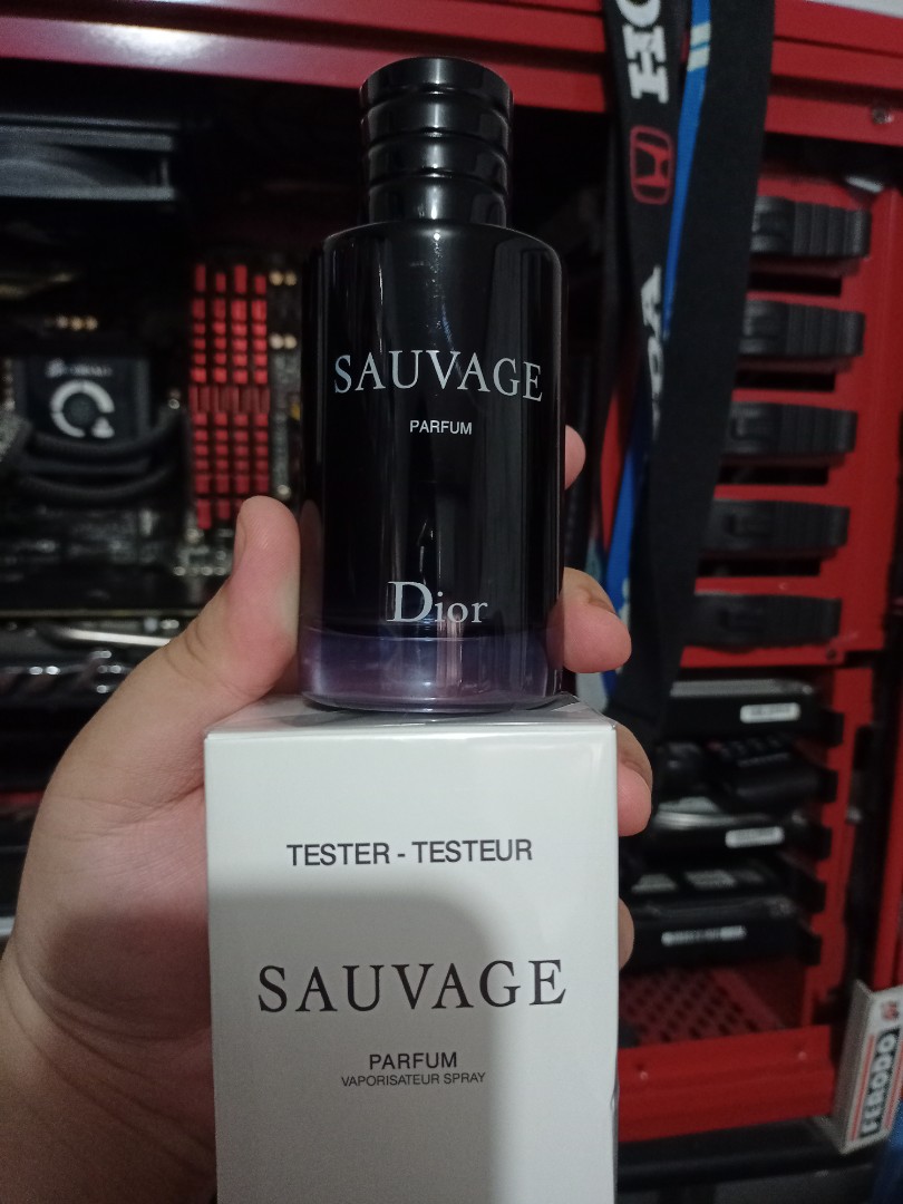 Dior Sauvage Parfum testeur, Beauty \u0026 Personal Care, Fragrance \u0026 Deodorants  on Carousell