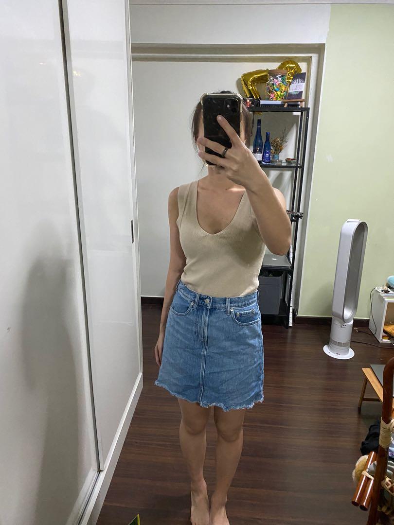 Everlane Denim Skirt