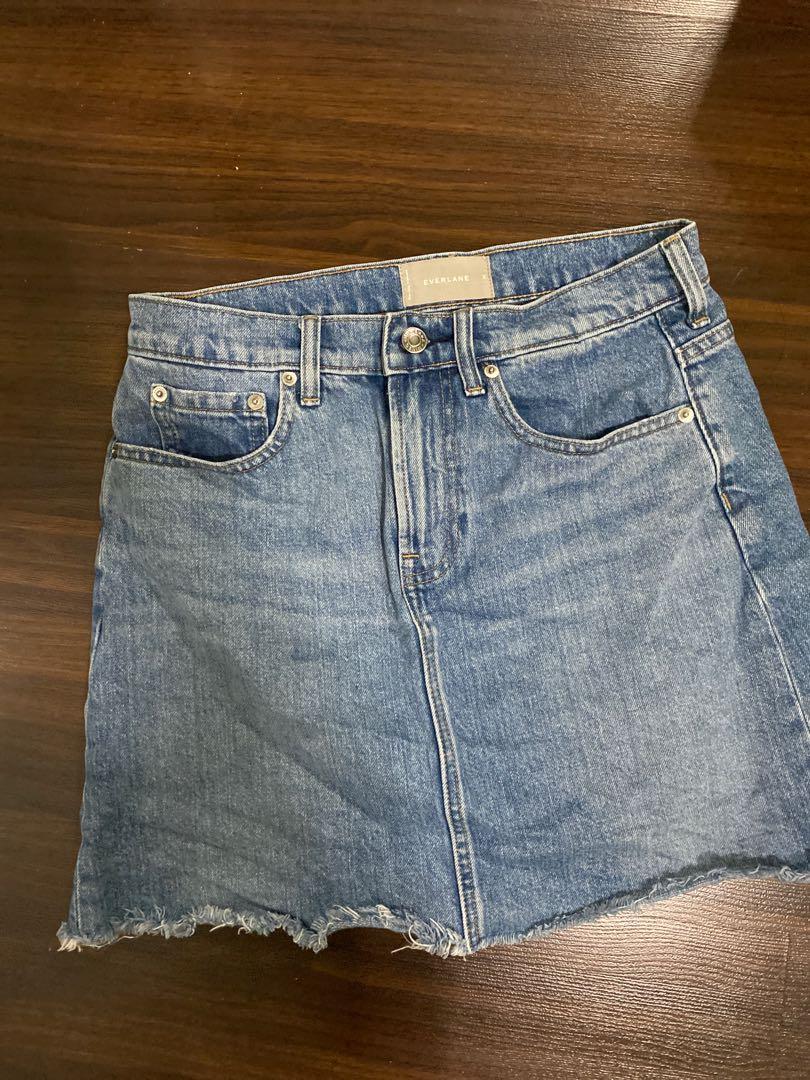 Everlane Denim Skirt, Women's Fashion, Bottoms, Skirts on Carousell