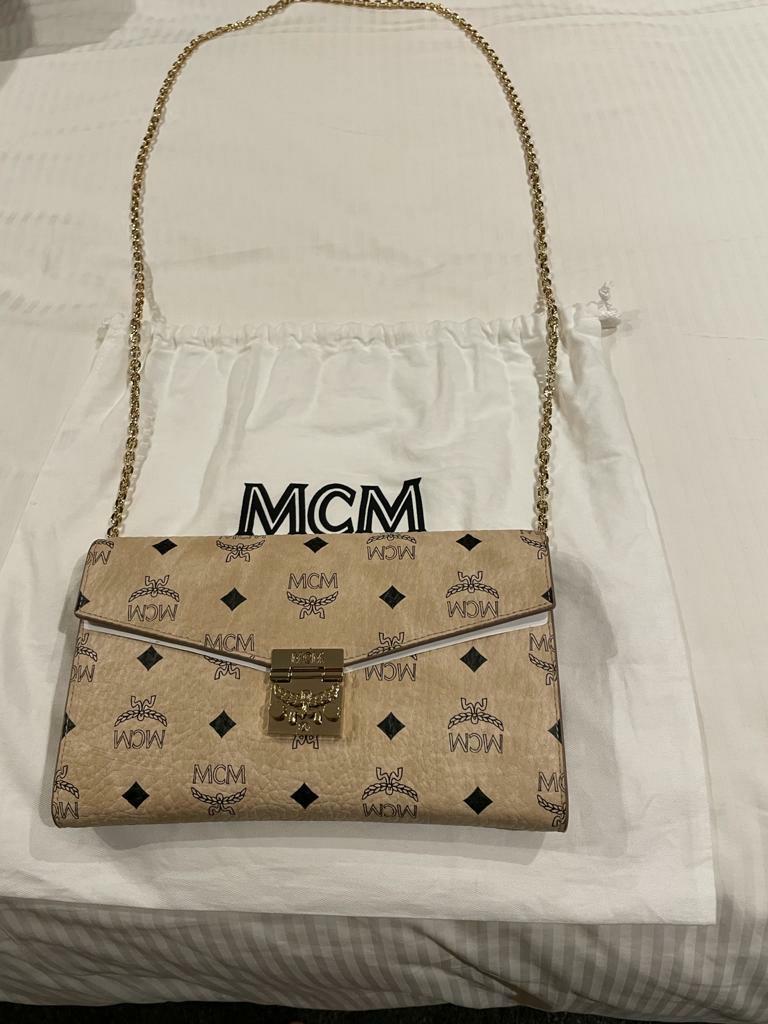 Fire Sale 100 authentic MCM wallet on chain Luxury Bags Wallets on Carousell