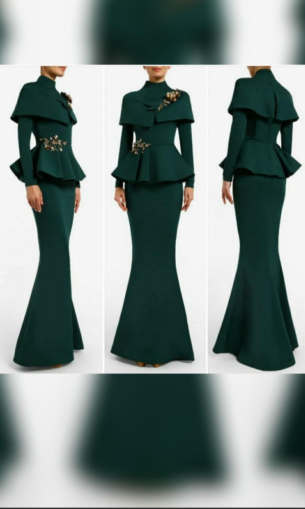 Baju tunang emerald green Outlet
