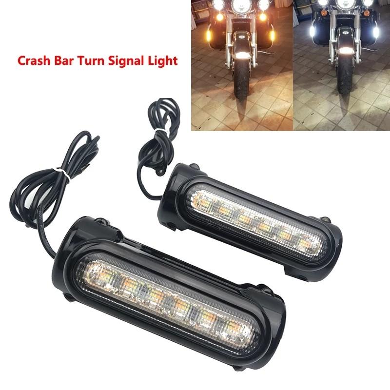 crash bar lights for motorcycle