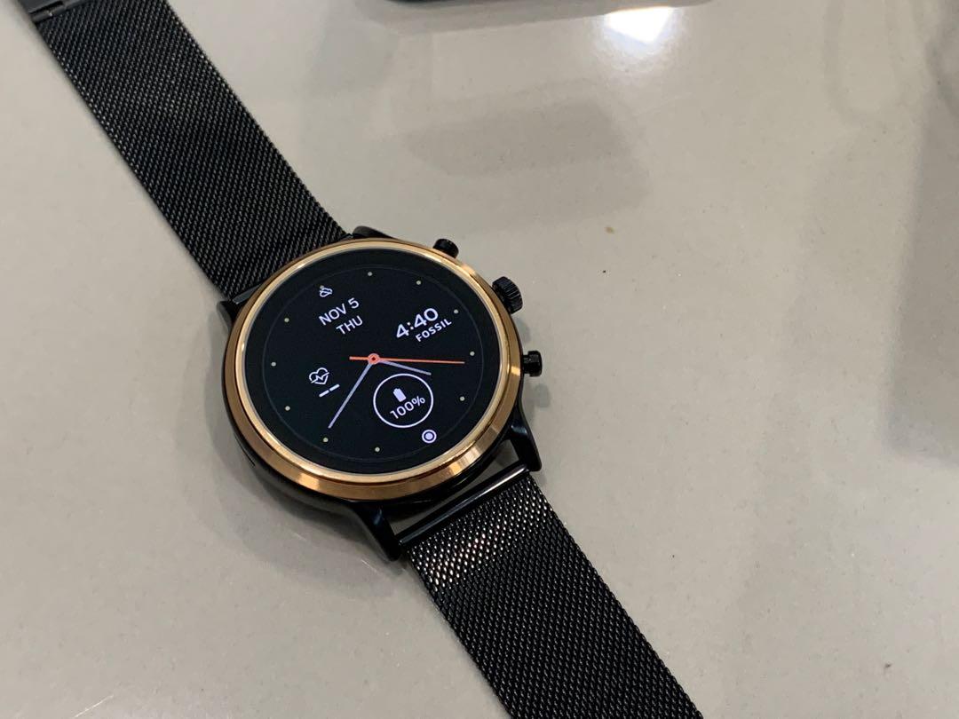 Gen 5 smartwatch julianna sales hr smoke stainless steel