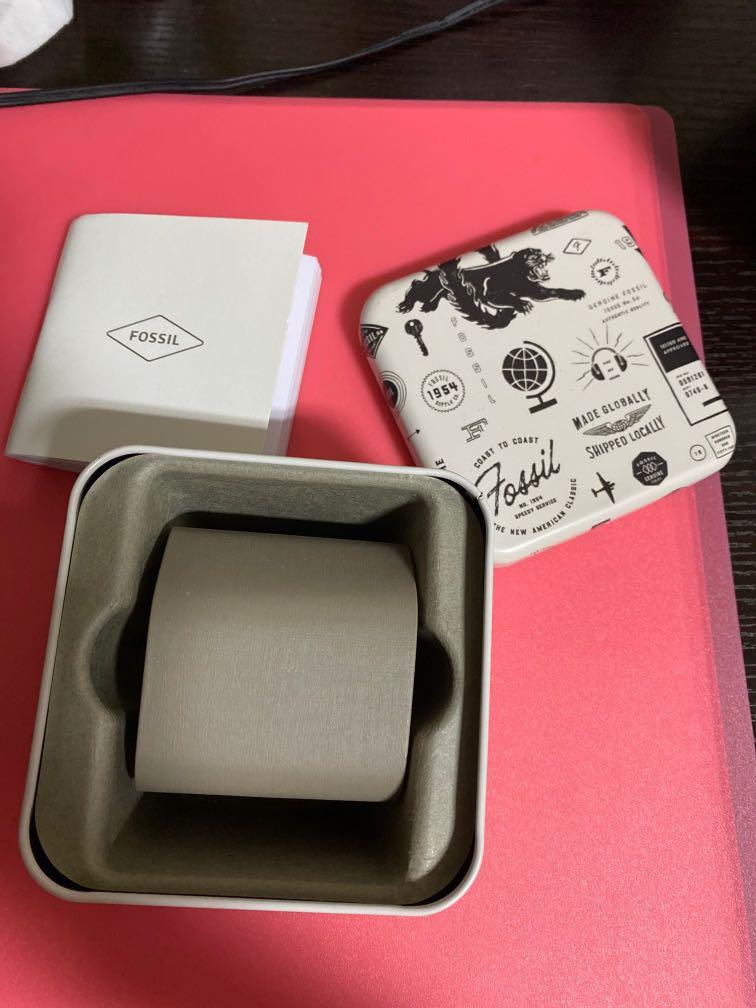Fossil watch gift box top
