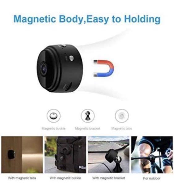 FREDI Mini 1080P HD WiFi Hidden Camera Spy Cam, Small Wireless Home