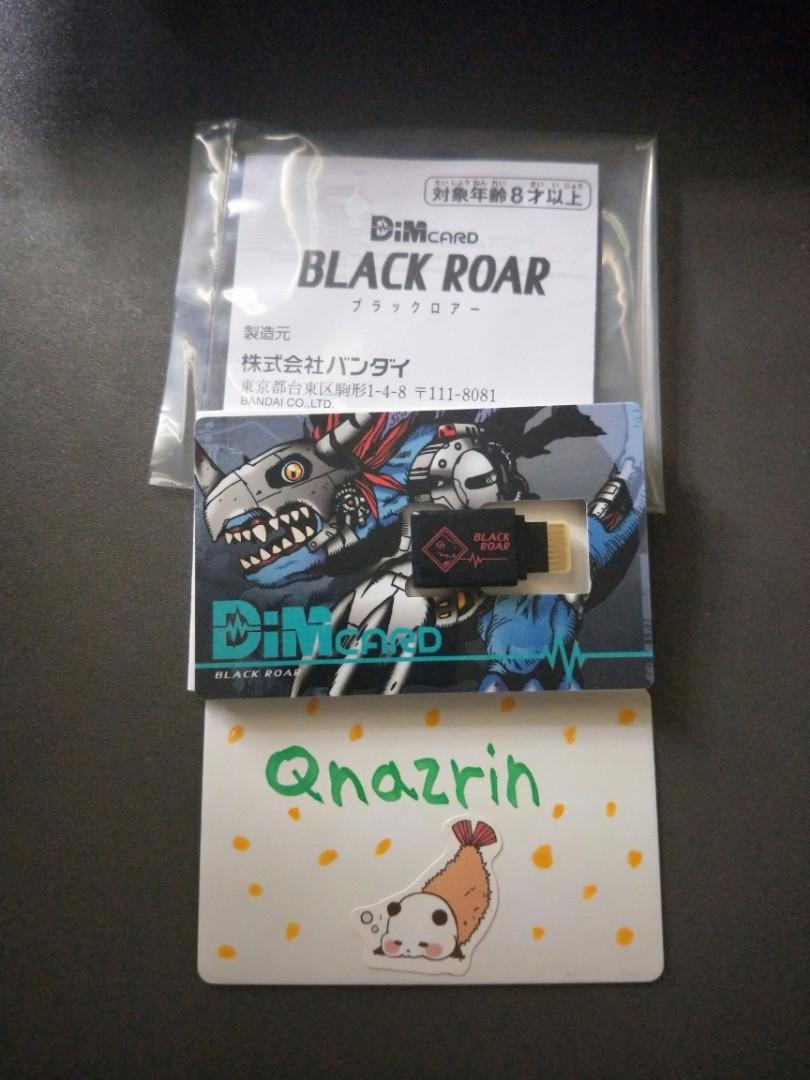[Free Postage] Black Roar DiM Digimon Vital Bracelet, Hobbies & Toys