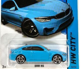Hot Wheels BMW M4 HW City 24/250 (Long Card)
