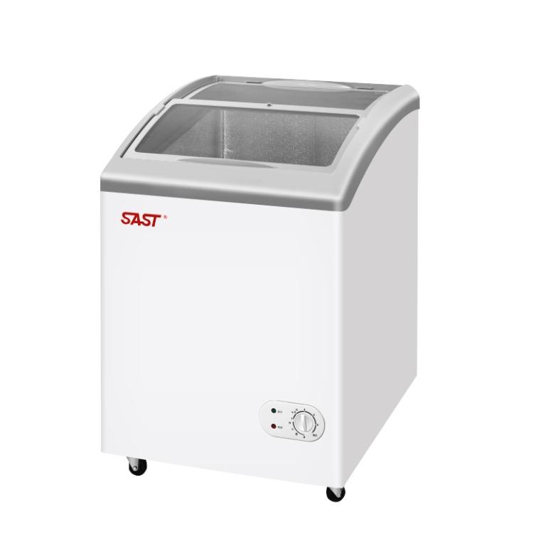 Ice cream chest Freezer display cabinet 148l Freezer commercial refrigerator small ice cream cabinet