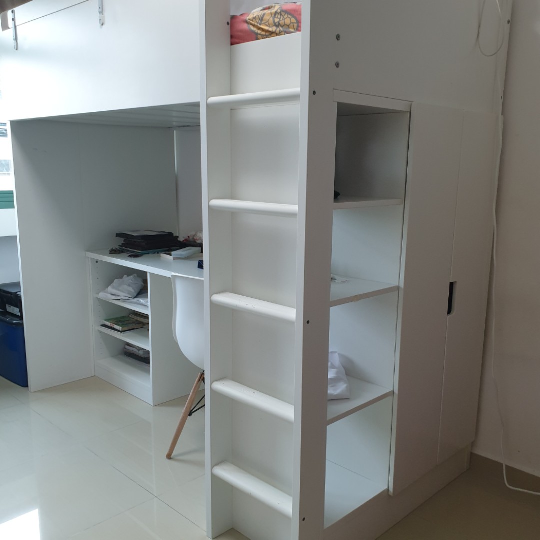 Ikea Loft Bed Smastad Stuva Furniture Home Living Furniture Bed Frames Mattresses On Carousell