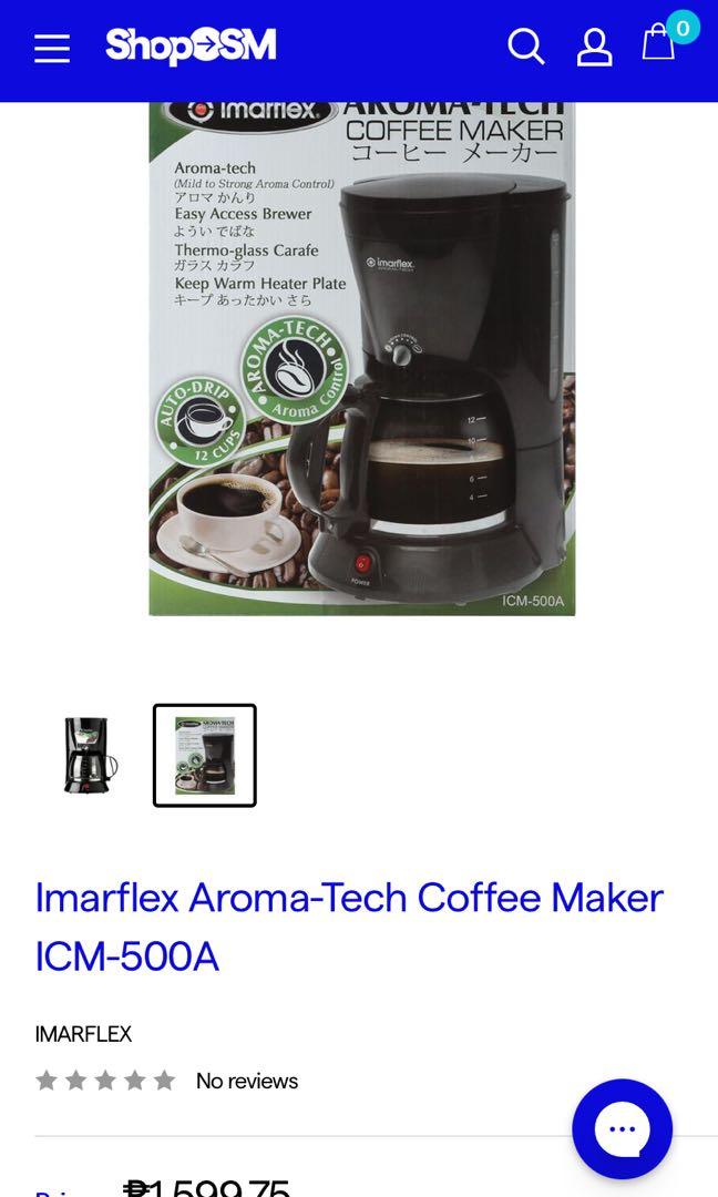 Imarflex Coffee Maker ICM500A, TV & Home Appliances, Kitchen Appliances, Coffee Machines