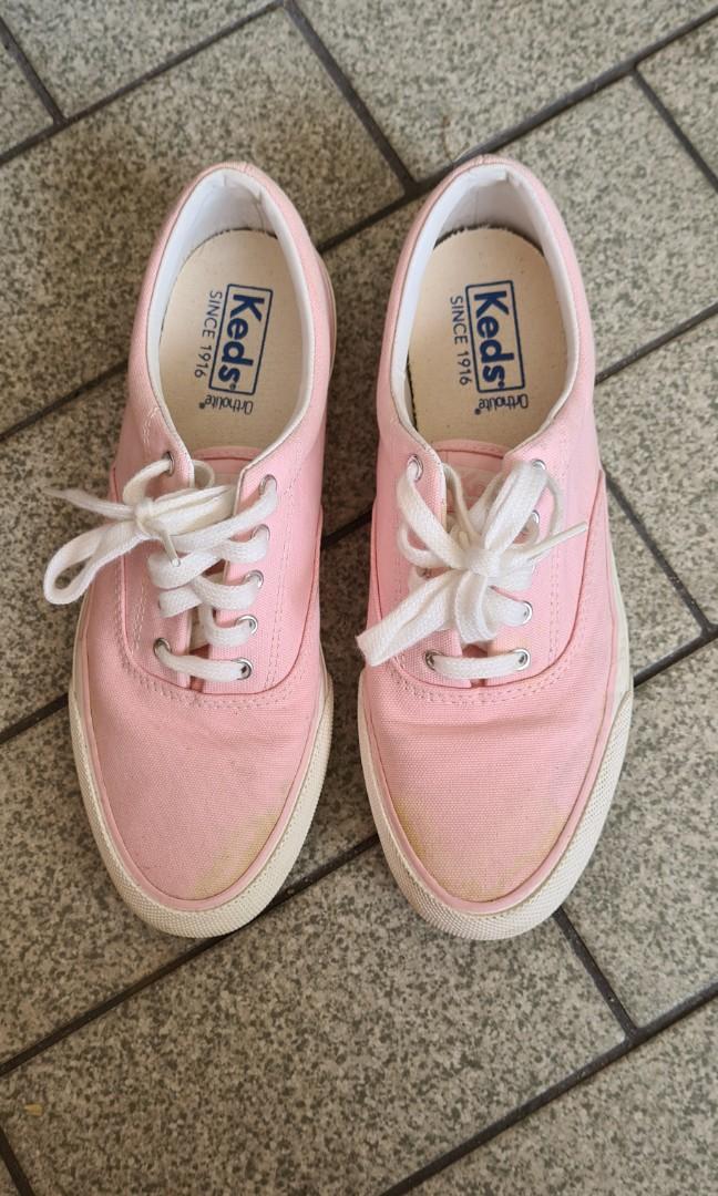 Keds Plimsolls canvas sneakers in rose pink Women s Fashion