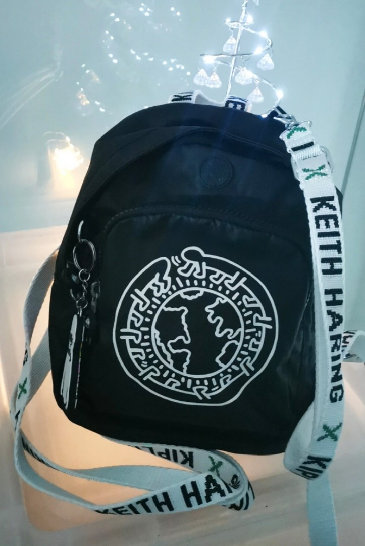 Kipling x Keith Haring DELIA Compact Backpack KH Chalk Art