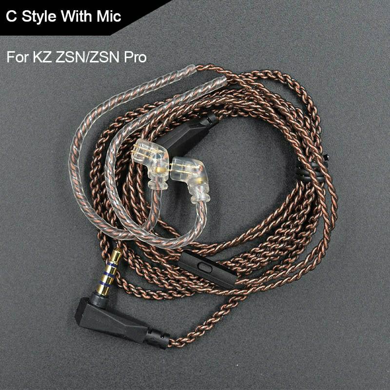 kz type c earphones