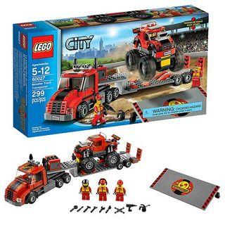 LEGO City 60027 Monster Truck Transporter Toy Building Set City
