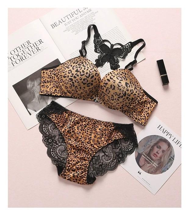 Leopard bra and hotsell panties