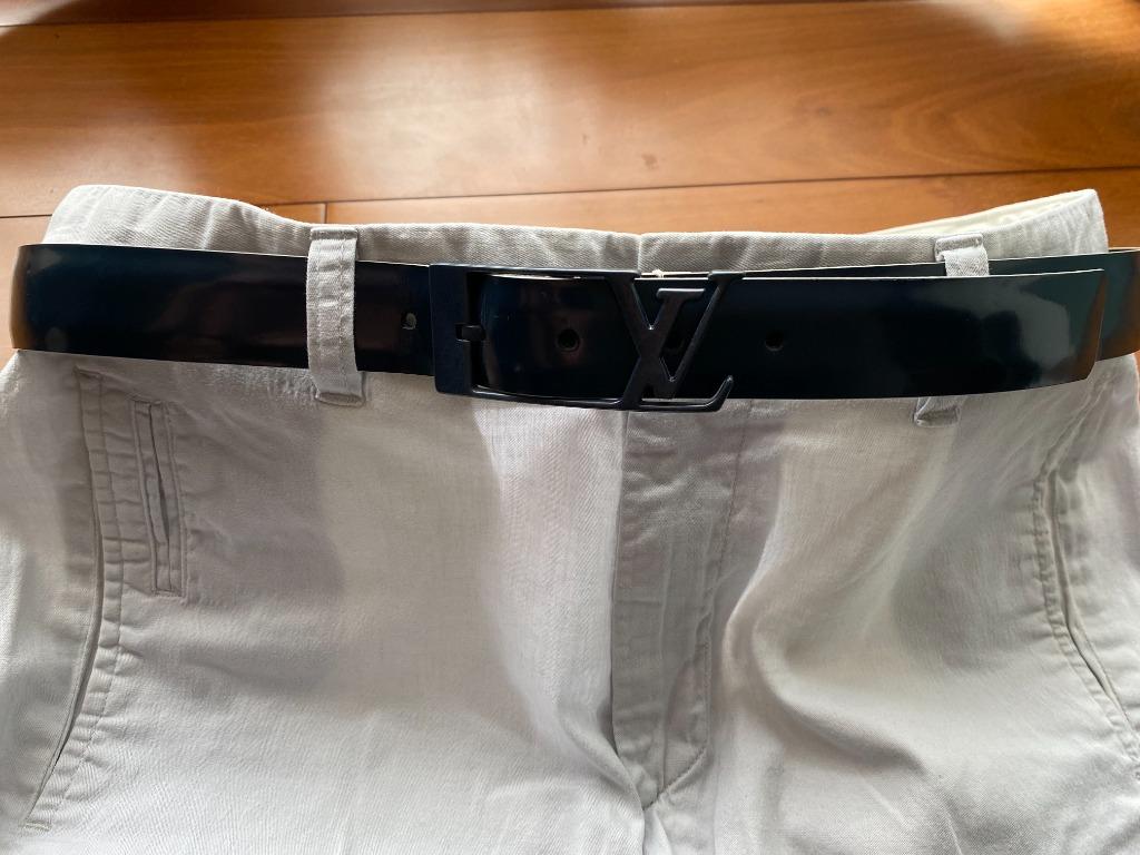 Signature cloth belt Louis Vuitton Brown size 90 cm in Cloth - 29803948