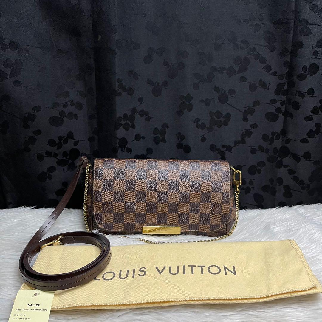 Louis Vuitton Damier Ebene Canvas Favorite PM Bag Louis Vuitton | The  Luxury Closet