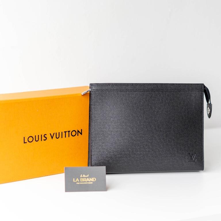 Louis Vuitton Pochette Voyage Black Taiga