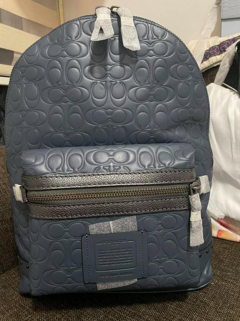 COACH Academy Backpack In Signature Leather, Luxury, Bags & Wallets on
