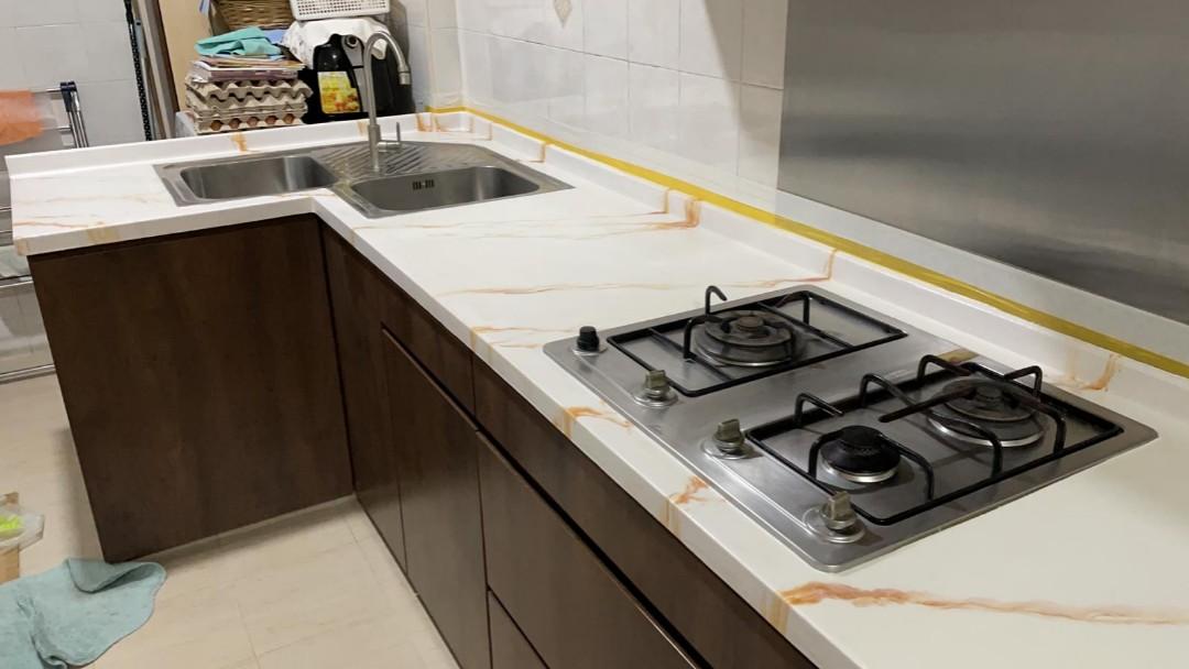 metallic artz table top quartz home services renovations on carousell