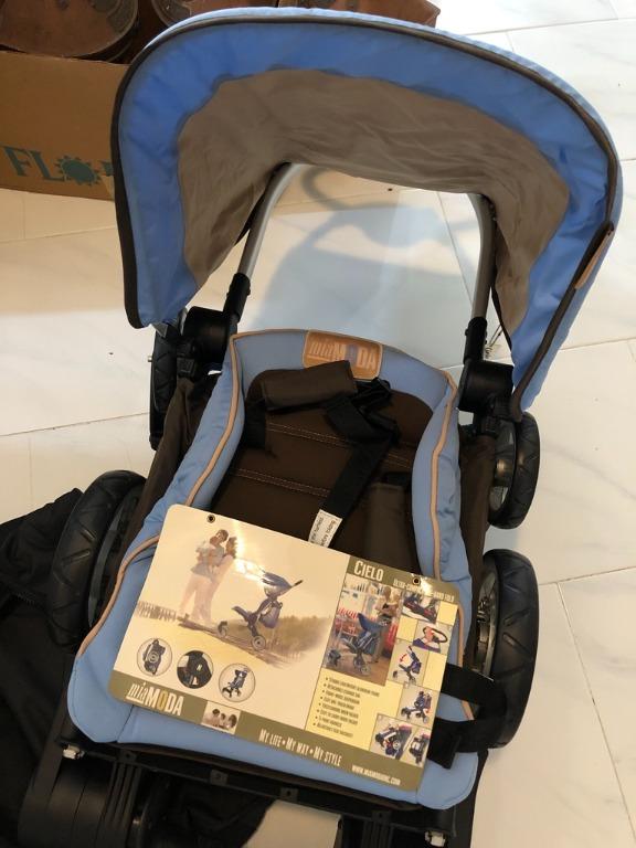 Mia moda double stroller top