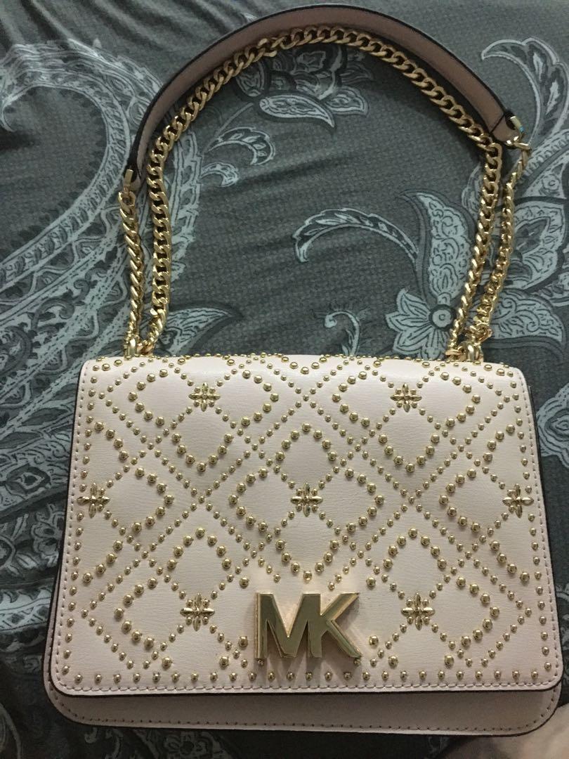 Michael Kors Istanbul Mott Leather Crossbody Bag Women s Fashion