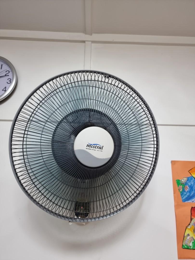 Mistral Wall Mount Fan 16", Furniture & Home Living, Lighting & Fans